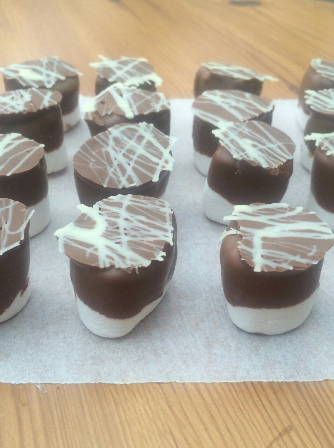 Chocolate dipped Marshmallows