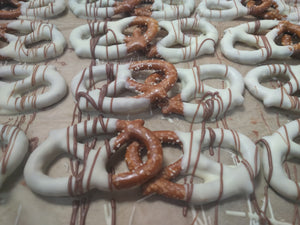 Chocolate dipped Pretzels